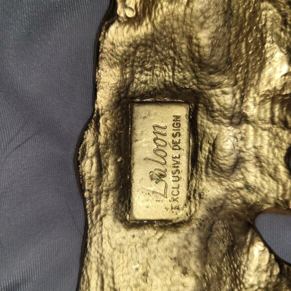 Vintage Laloon Double Lion Belt Buckle